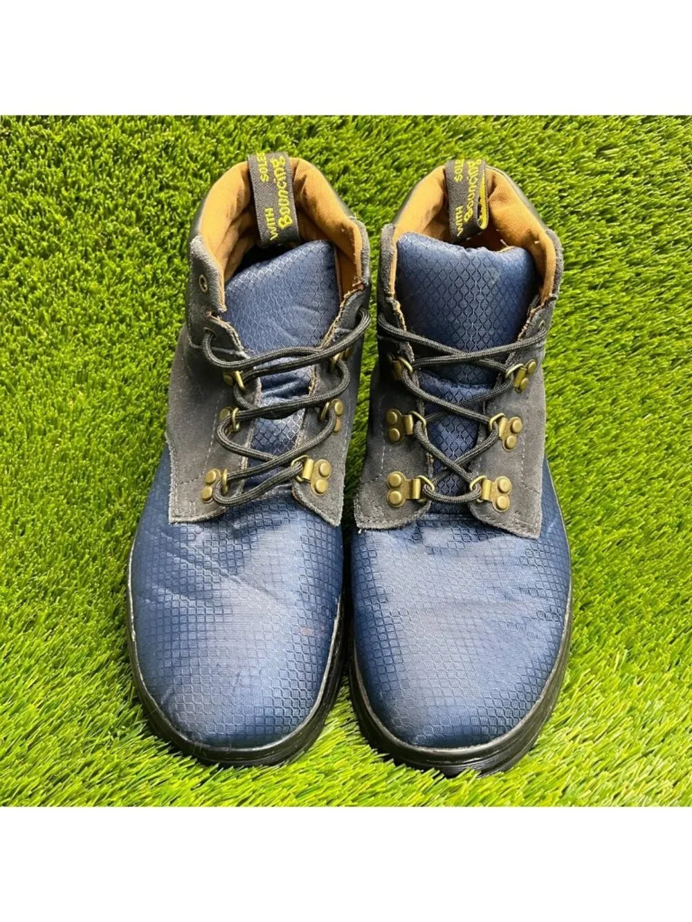 Dr. Martens Rakim Utility Mens Size 12 Blue Black Classic Outdoor Chukka Boots